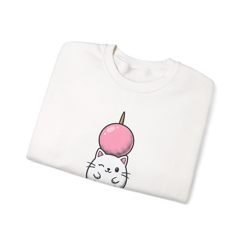 Feline Mochi Cat Snack Gift Adorable Cat Cat Fan Kitty Food Comic Sweet Candy Sweatshirt