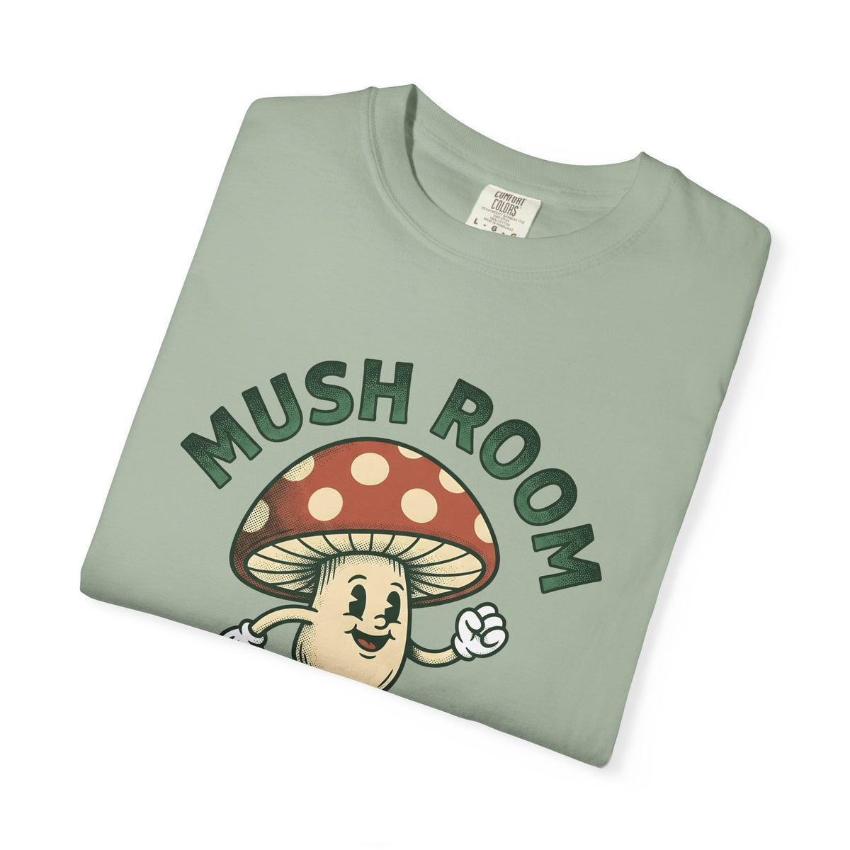 Funny Mushroom T-Shirt Funny Outdoors Gift Women Classic T-Shirt Toadstool T-Shirt Humor Fan Vintage T-Shirt Camping Graphic Hand Drawn Smiley Face