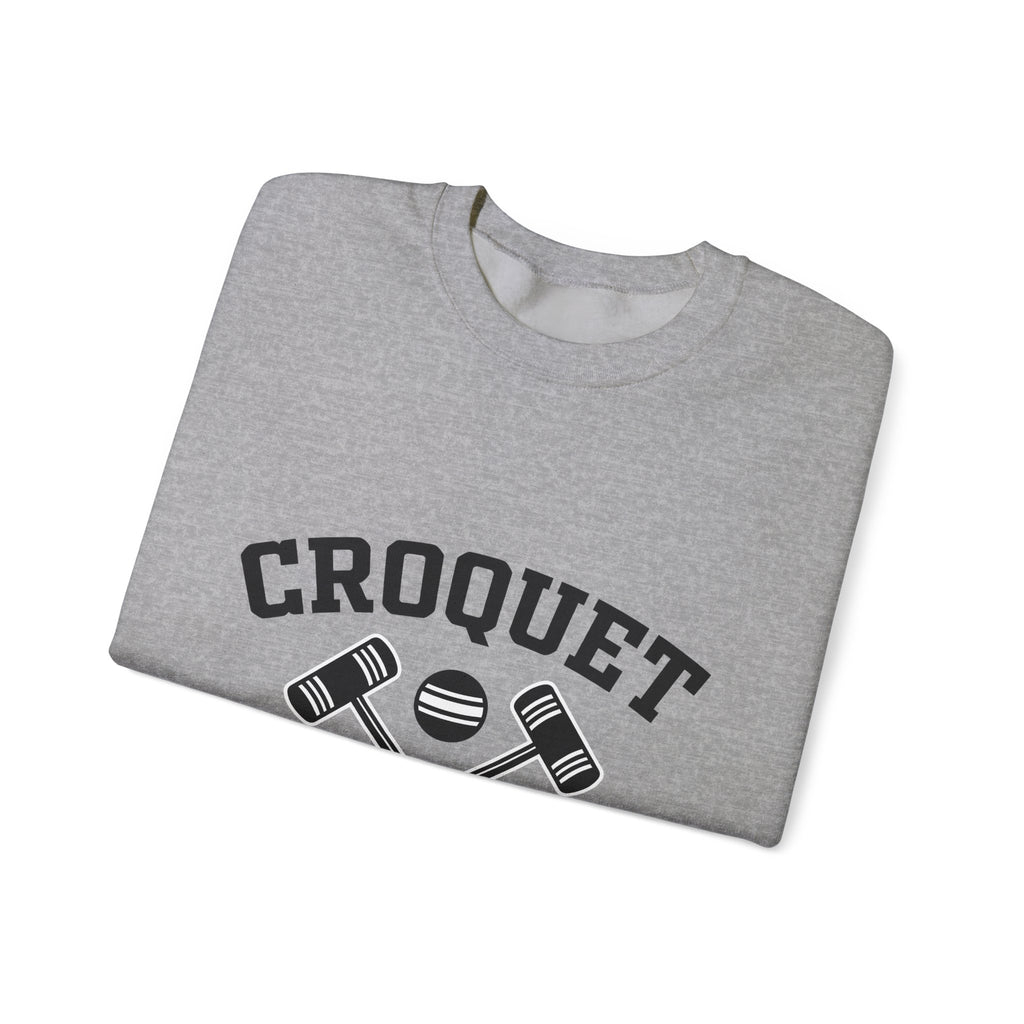 Croquet Mallets Croquet Game Gift Bold Mallet Croquet Fan Bold Sport Vintage Ball Sweatshirt