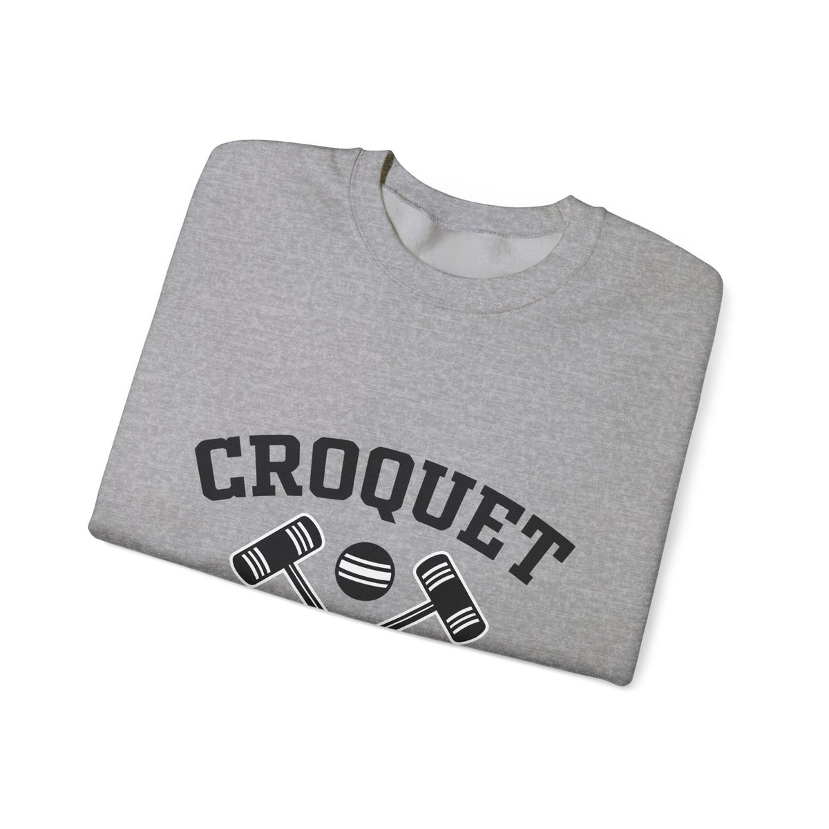 Croquet Mallets Croquet Game Gift Bold Mallet Croquet Fan Bold Sport Vintage Ball Sweatshirt