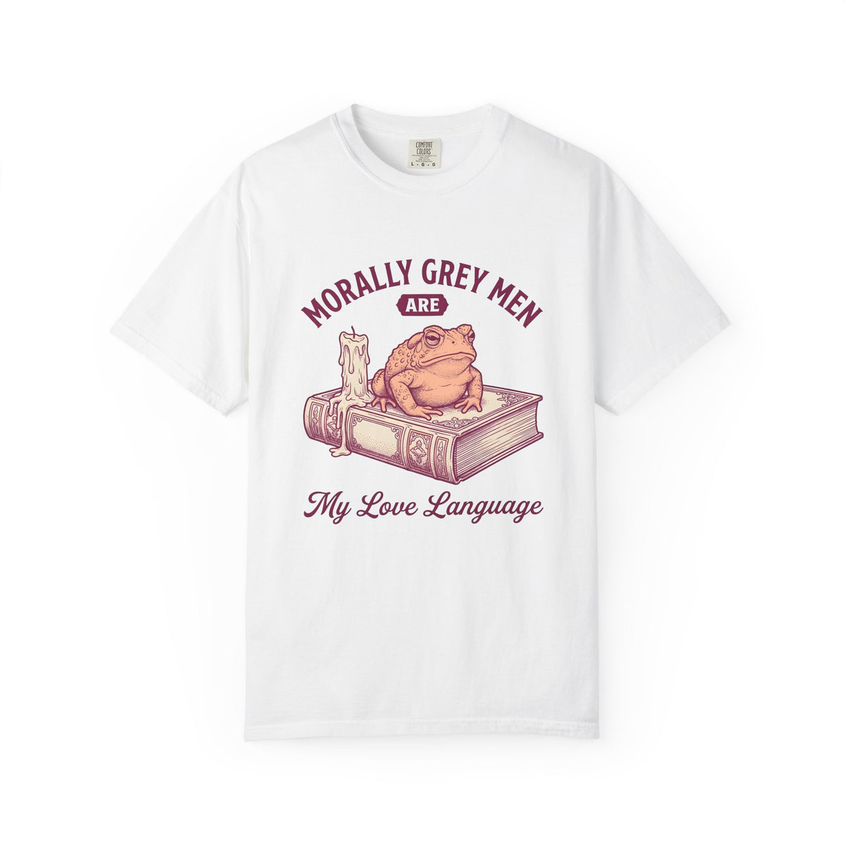 Amphibian Diary T-Shirt Toad Myth Gift Women Rustic T-Shirt Frog T-Shirt Toad Fan Primitive T-Shirt Legend Graphic Outline Flame T-Shirt
