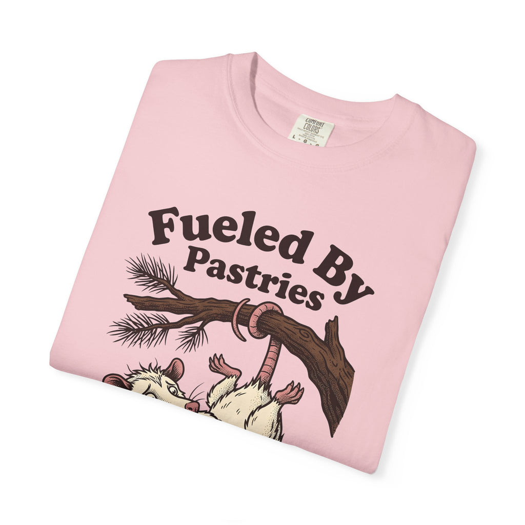 Possum Pastry T-Shirt Desserts Joke Gift Women Animation T-Shirt Pastry T-Shirt Dessert Fan Cartoon T-Shirt Pun Graphic Classic Branch T-Shirt