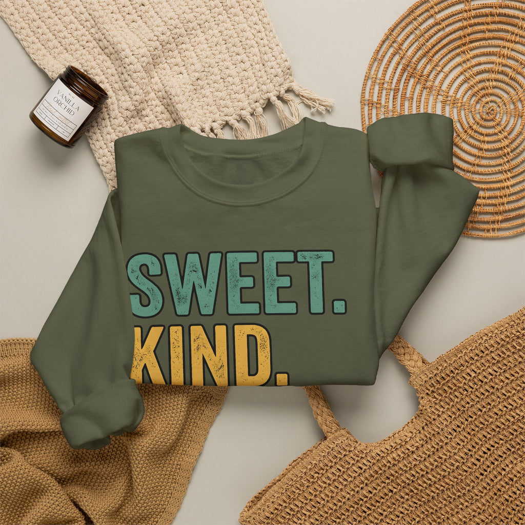 Bold Retro Text Sweatshirt Mom Humor Gift Women Distressed Sweatshirt Typography T-Sh