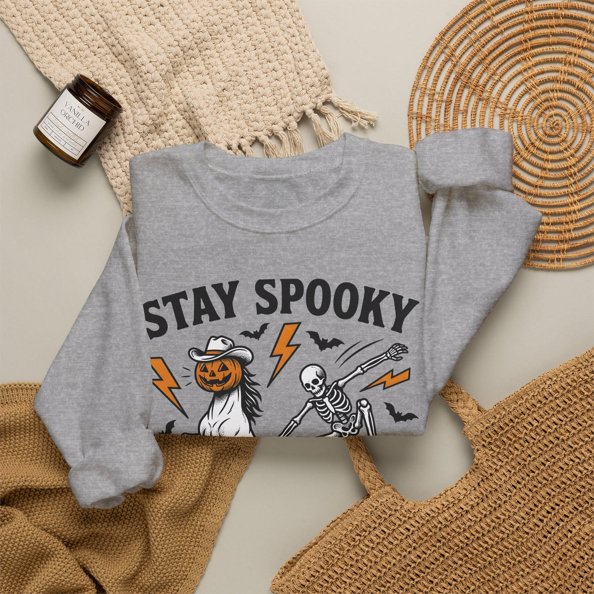 Pumpkin Horse Face Sweatshirt Halloween Macabre Gift Women Nostalgic Sweatshirt Gourd Sweatshirt Horror Fan Spooky Sweatshirt Dark Graphic
