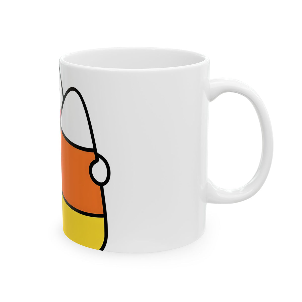 Ghost Sweet Corn Halloween Treats Gift Lovable Sweetcorn Spooky Fan Cute Sweets Clean Happy Mug