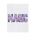Gemstone Illustration Blanket Moms Metaphysical Gift Women Hippie Blanket Crystal Blanket Mother Enthusiast Spiritual Blanket Esoteric Graphic