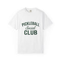 Pickleball Lettering T-Shirt Pickleball Exercise Gift Women Athletic T-Shirt Pickleball Typography T-Shirt Paddle Fan Sports T-Shirt Fitness