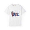 Cowboy Hat Stars T-Shirt America Patriotic Gift Women Cartoon T-Shirt Western Hat T-Shirt Usa Fan Vintage T-Shirt Star Graphic Retro Plaid T-Shirt