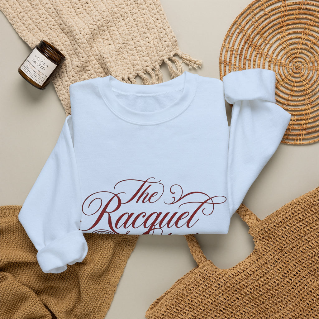 Tennis Rackets Sweatshirt Tennis Games Gift Women Handwritten Sweatshirt Racket Sweatshirt Tennis Fan Handwritten Sweatshirt Sports Graphic Classic Heart Shape