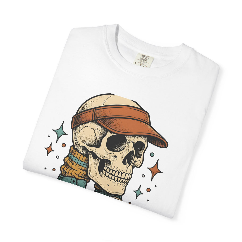 Skull Quad Skates Halloween Wheels Gift Line Roller Skates Horror Fan Wheels T-Shirt