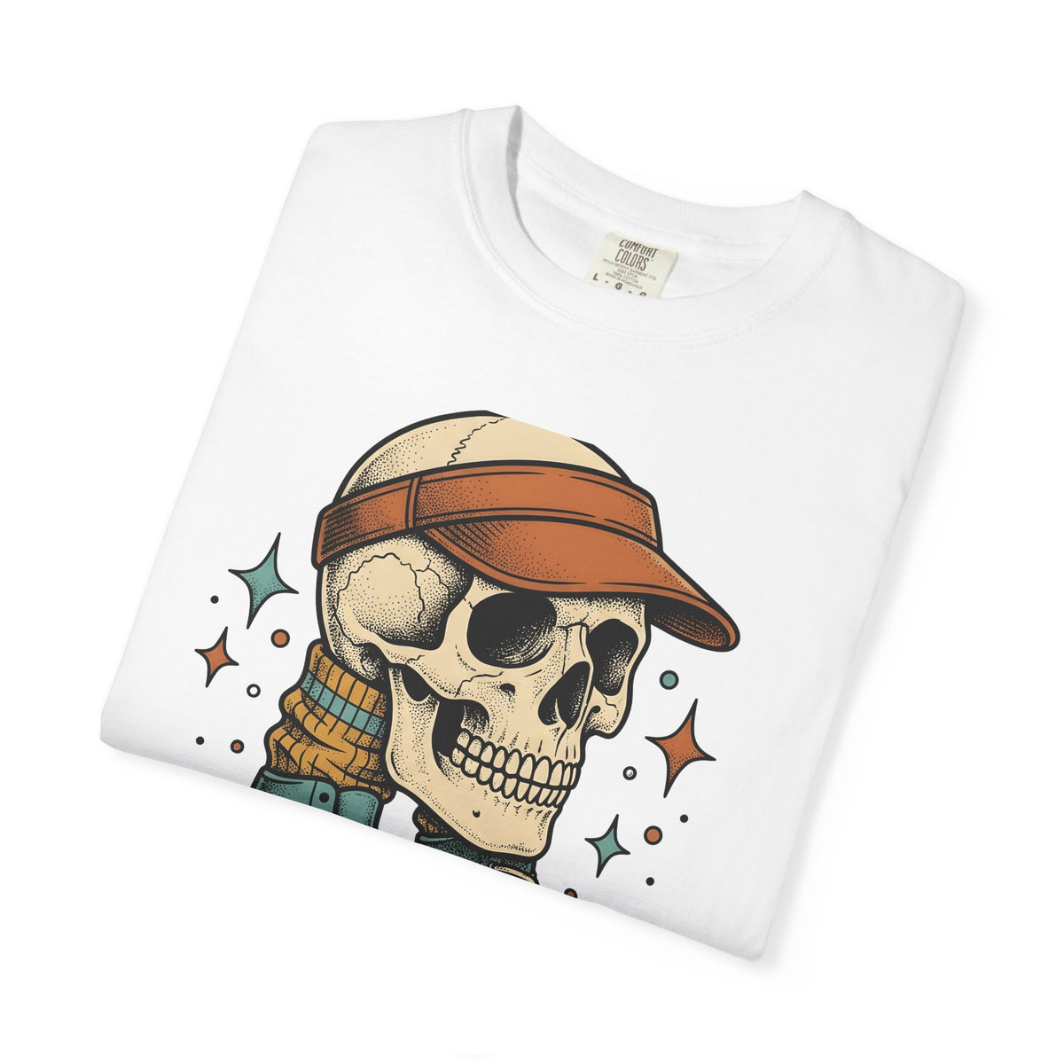 Skull Quad Skates Halloween Wheels Gift Line Roller Skates Horror Fan Wheels T-Shirt