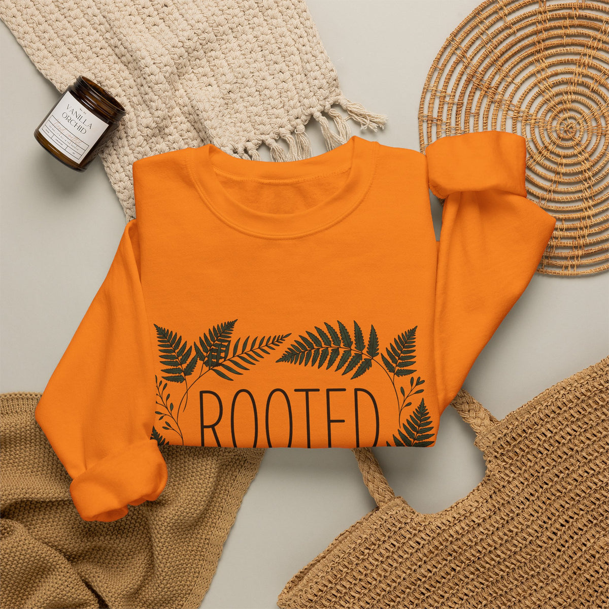 Fern Fronds Sweatshirt Mom Outdoors Gift Women Floral Sweatshirt Fiddlehead Sweatshirt Mother Enthusiast Botanical Sweatshirt Adventure Graphic Simple Leaves