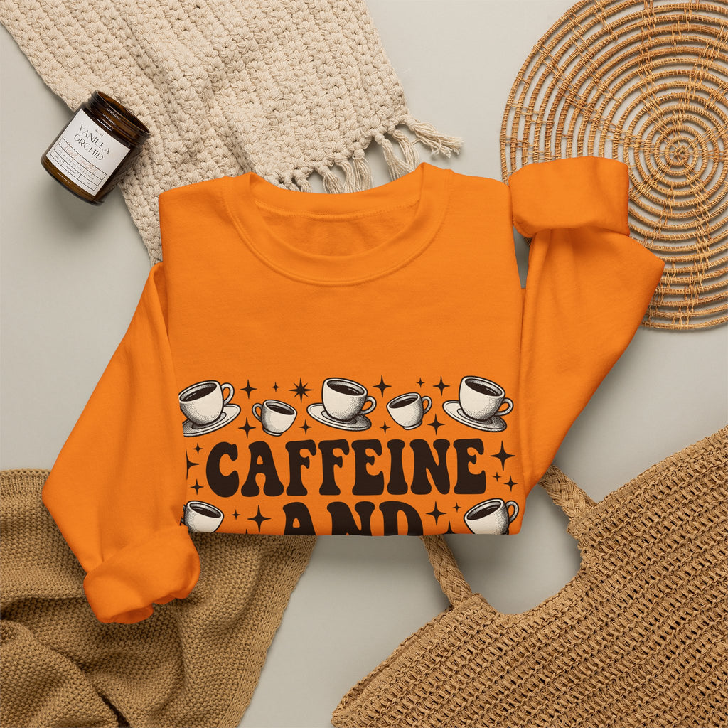 Coffee Cups Sweatshirt Mom Coffee Gift Women Bold Sweatshirt Sweatshirt Sweatshirt Mother Fan Coffee Sweatshirt Graphic Retro Stars Sweatshirt