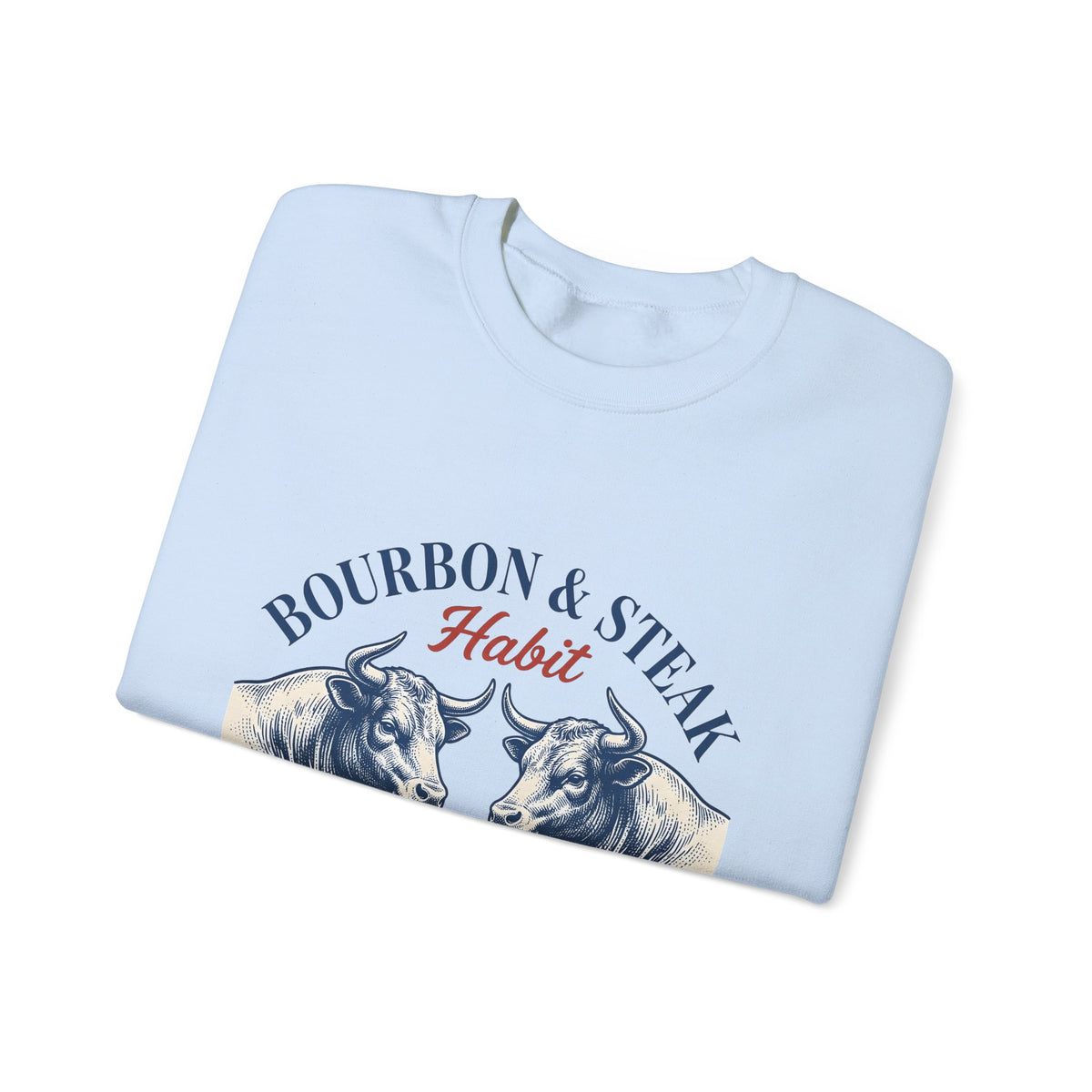 Bull Drinking Sweatshirt Steak Bourbon Gift Women Vintage Sweatshirt Ox Sweatshirt Meat Fan Cowboy Graphic Sweatshirt Retro Whiskey Glass Sweatshirt
