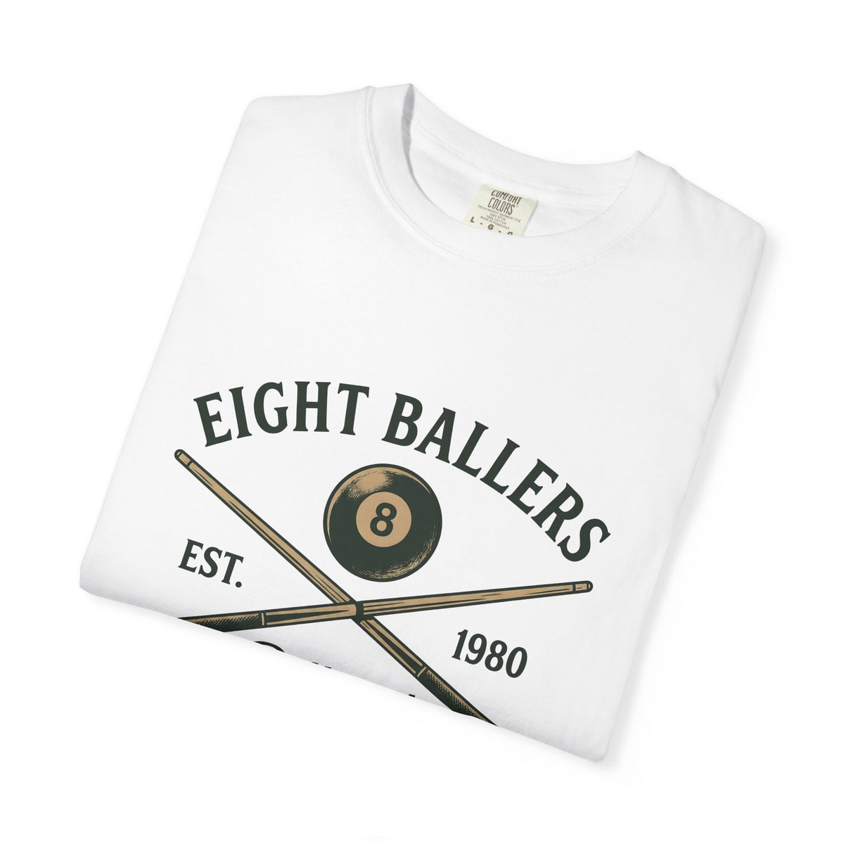 Eight Ball T-Shirt Billiards Bar Gift Women Vintage T-Shirt Magic Ball T-Shirt Pool Fan Distressed T-Shirt Pub Graphic Retro Pool Cues T-Shirt