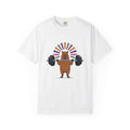 Capybara Gym Training T-Shirt Sports Pets Gift Women Hand Drawn T-Shirt Rodent T-Shirt Athlete Enthusiast Illustrated Pet Graphic Classic Rainbow