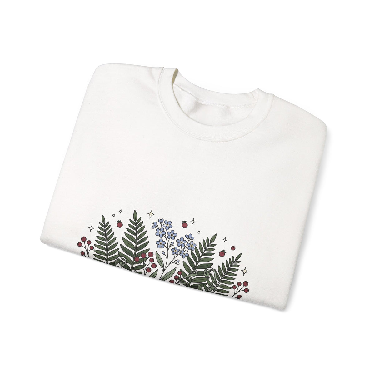 Botanical Floral Graphic Sweatshirt Aunt Family Gift Women Whimsical Sweatshirt Flower Sweatshirt Auntie Fan Boho Graphic Hand Drawn Stars Sweatshirt