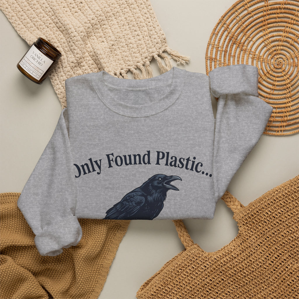Crow Eggs Sweatshirt Easter Animal Gift Women Vintage Sweatshirt Raven Eggs Sweatshirt Easter Fan Retro Sweatshirt Creature Graphic Hand Drawn Egg Shells