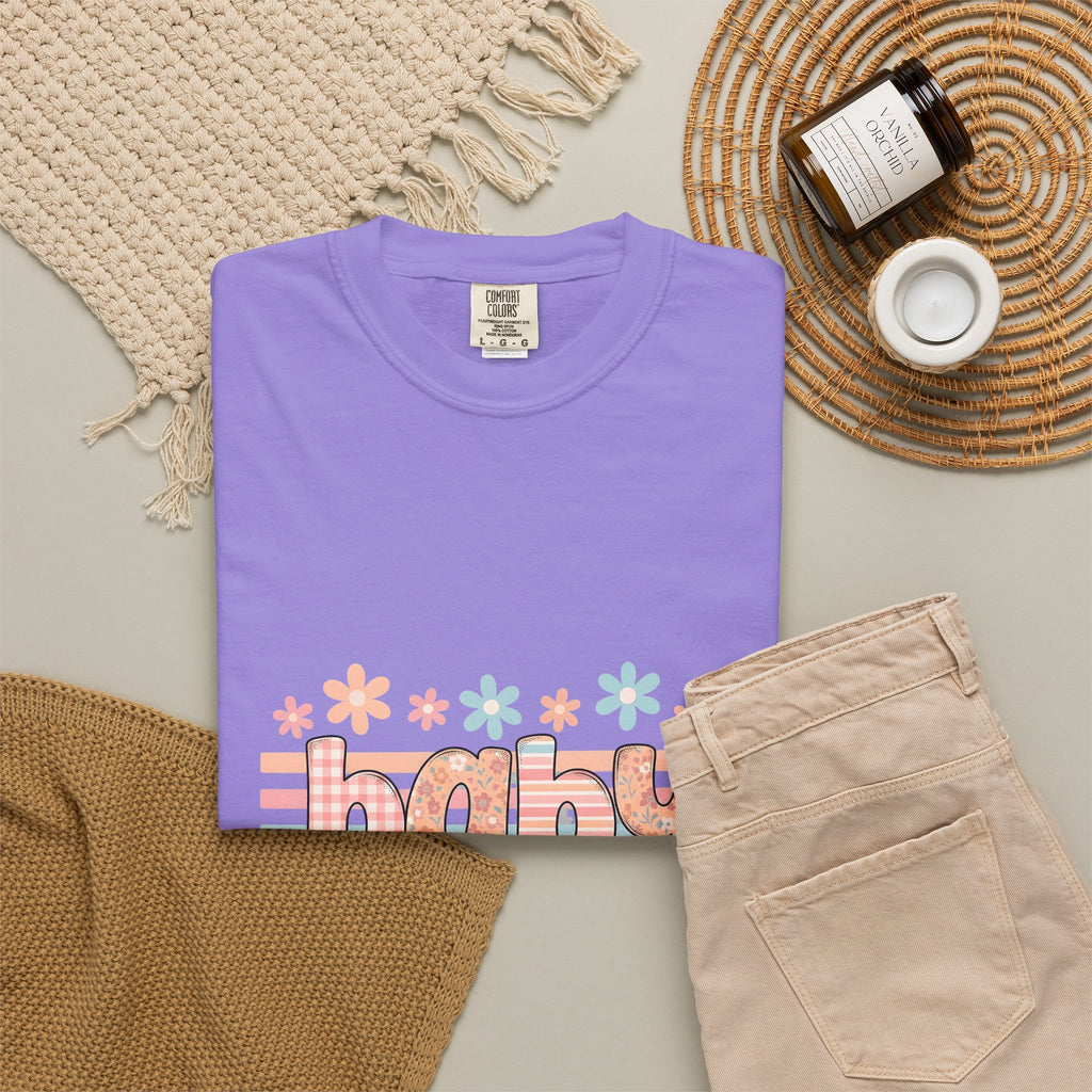 Baby Necessities T-Shirt Baby Event Gift Women Delightful T-Shirt Baby Gear T-Shirt Baby Fan Nursery T-Shirt Party Graphic Light Hues Petals T-Shirt