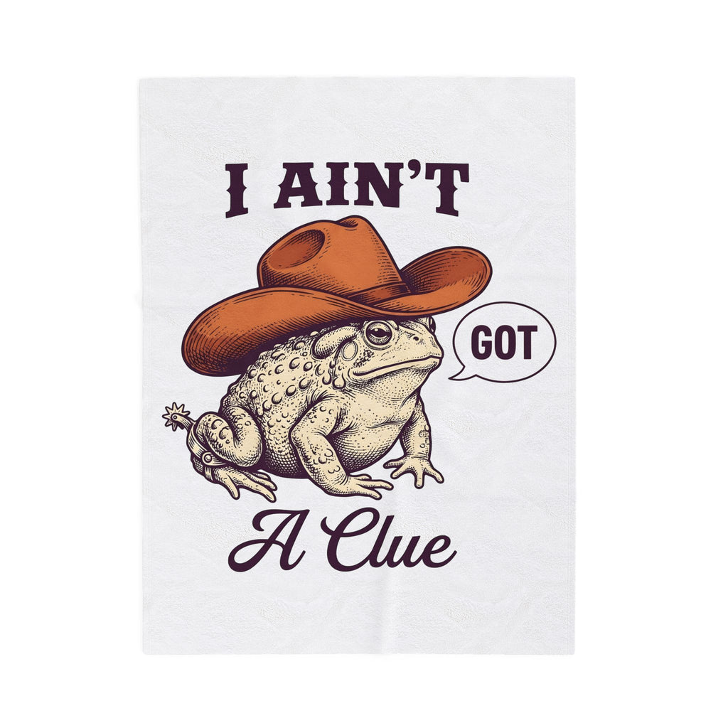 Ranch Frog Funny Critter Gift Classic Toad Humor Fan Retro Animal Doodle Talk Bubble Blanket