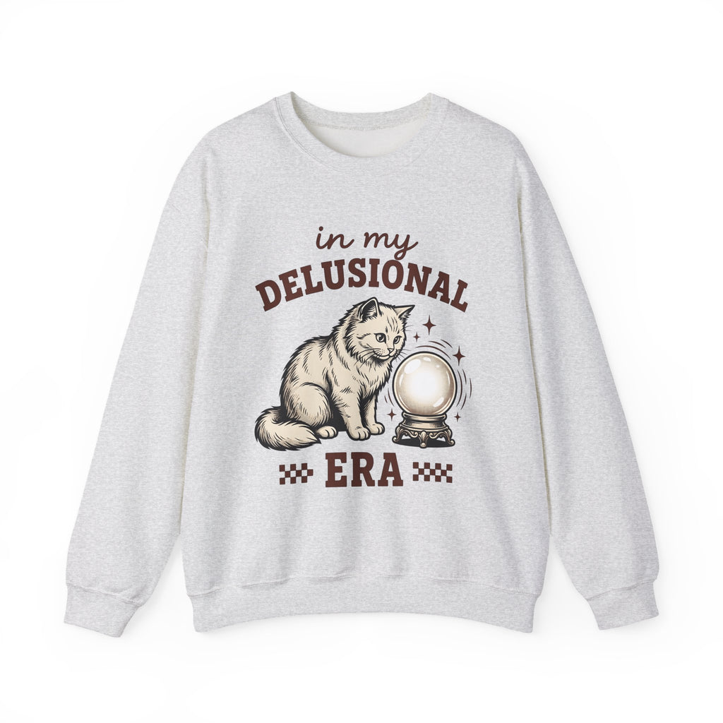 Magic Cat Sweatshirt Cat Occult Gift Women Rustic Sweatshirt Kitten Sweatshirt Cat Fan Feline Sweatshirt Mystical Graphic Old-Fashioned Globe Sweatshirt