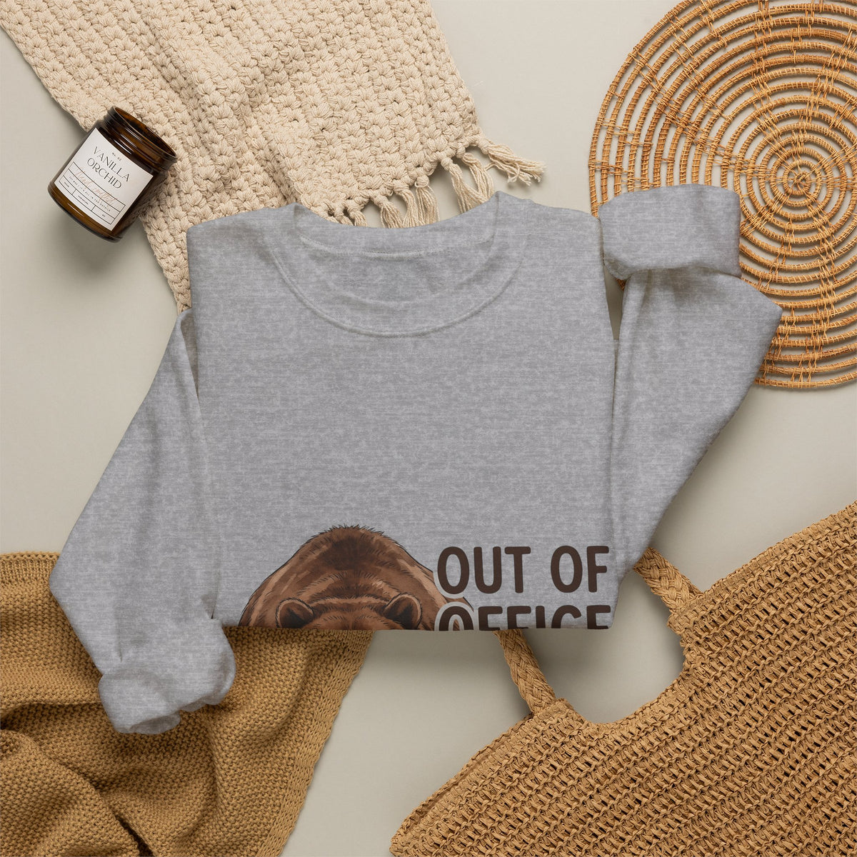 Brown Bear Sweatshirt Bear Pet Gift Women Sketch Sweatshirt Grizzly Sweatshirt Bear Fan Ursine Sweatshirt Animal Graphic Comic Sleep Sweatshirt