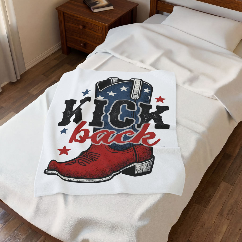 Rodeo Boot Blanket America Frontier Gift Women Heritage Blanket Boot Blanket American Fan Cowboy Blanket Western Graphic Vintage-Inspired Star
