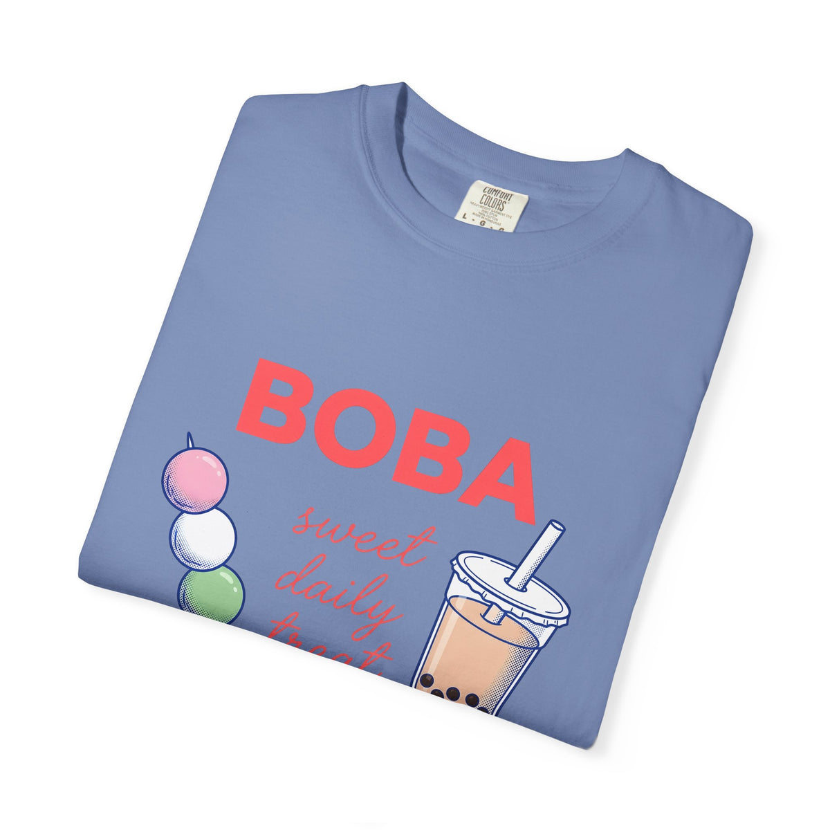 Tapioca Tea T-Shirt Drinks Culinary Gift Women Illustration T-Shirt Bubble Tea T-Shirt Beverage Fan Drawing Design Graphic Foodie Sketch Sweet
