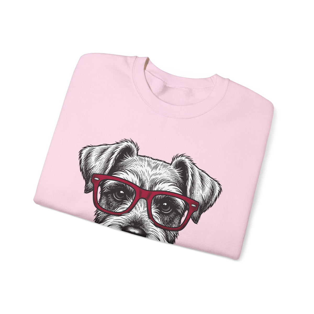 Schnauzer Pet Sweatshirt Dog Critters Gift Women Line Art Sweatshirt Dog Sweatshirt Dog Fan Dog Graphic Dog Graphic Cartoon Spectacles Sweatshirt