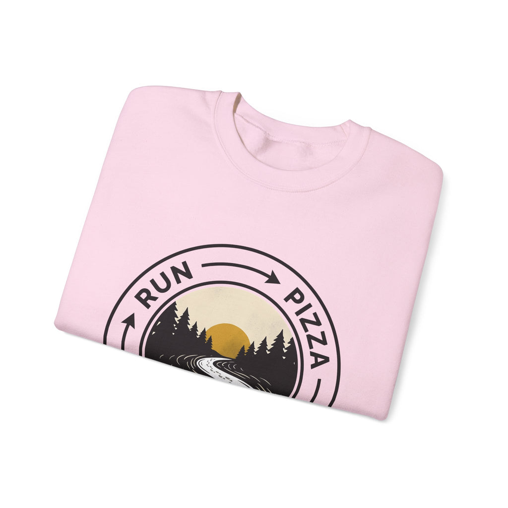 Hiking Trail Sports Jogging Gift Sketch Trail Athlete Enthusiast Drawing Runner Cartoon Sweatshirt