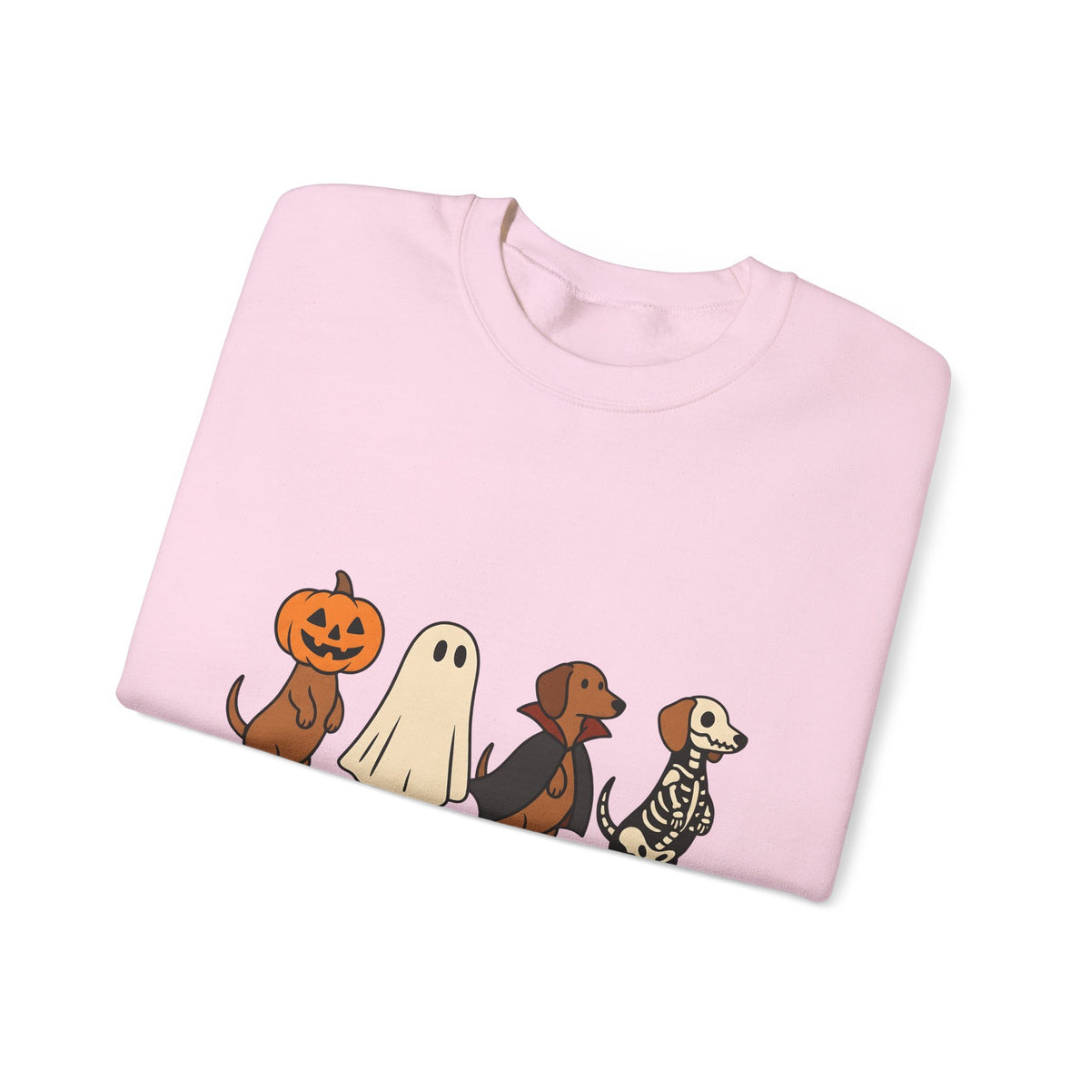 Sausage Dog Costumes Sweatshirt Halloween Animals Gift Women Animated Sweatshirt Dachshund Sweatshirt Halloween Fan Cartoon Sweatshirt Pet Graphic Doodle