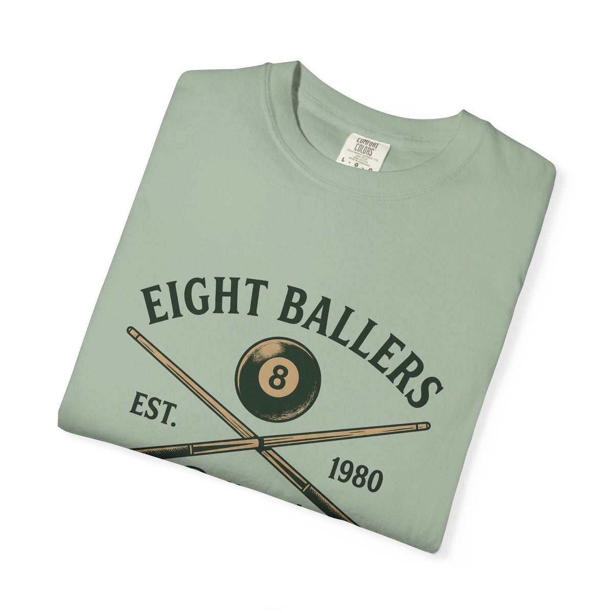 Eight Ball T-Shirt Billiards Bar Gift Women Vintage T-Shirt Magic Ball T-Shirt Pool Fan Distressed T-Shirt Pub Graphic Retro Pool Cues T-Shirt