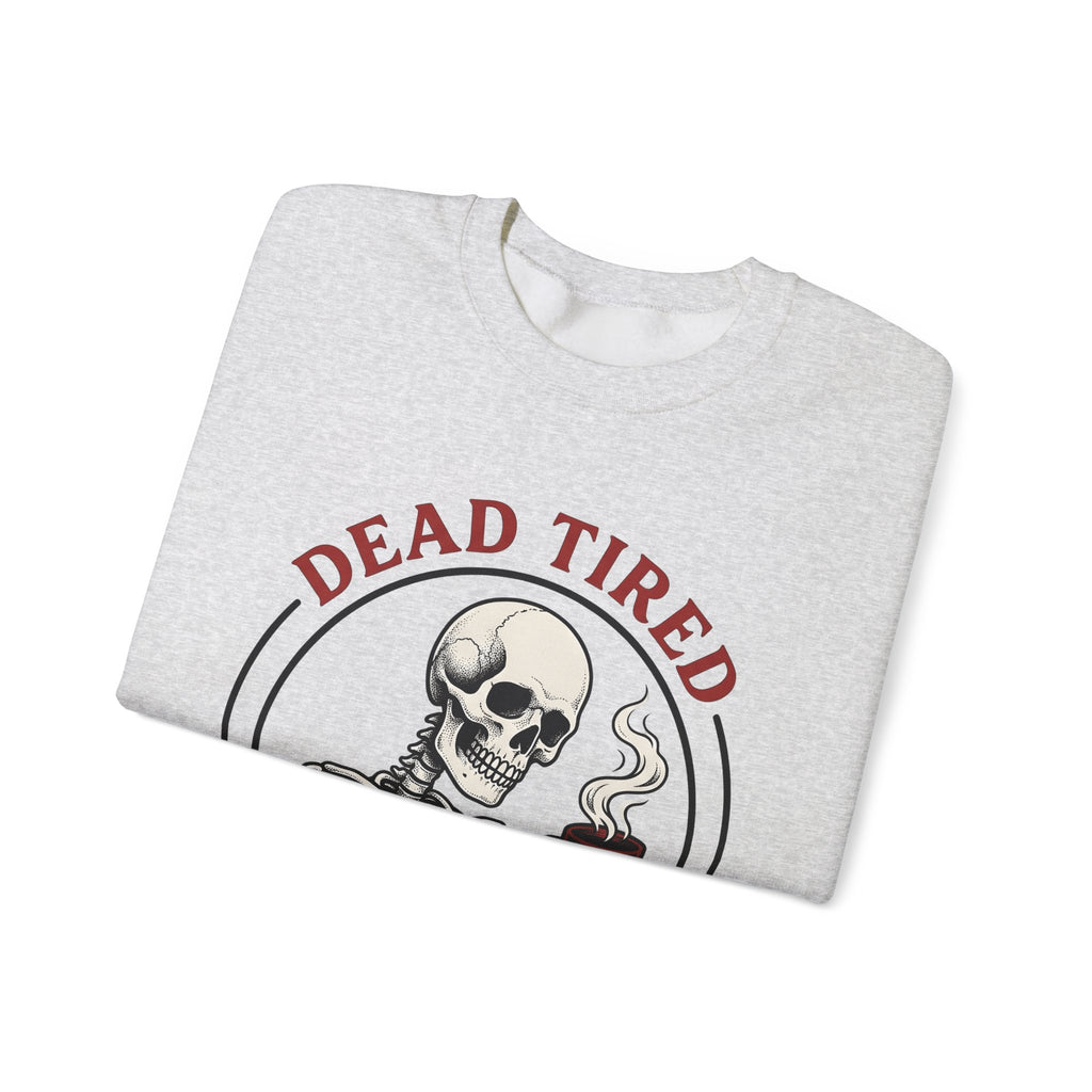 Skeleton Coffee Halloween Coffee Gift Tattoo Skull Coffee Horror Fan Traditional Caffeine Vintage Sweatshirt