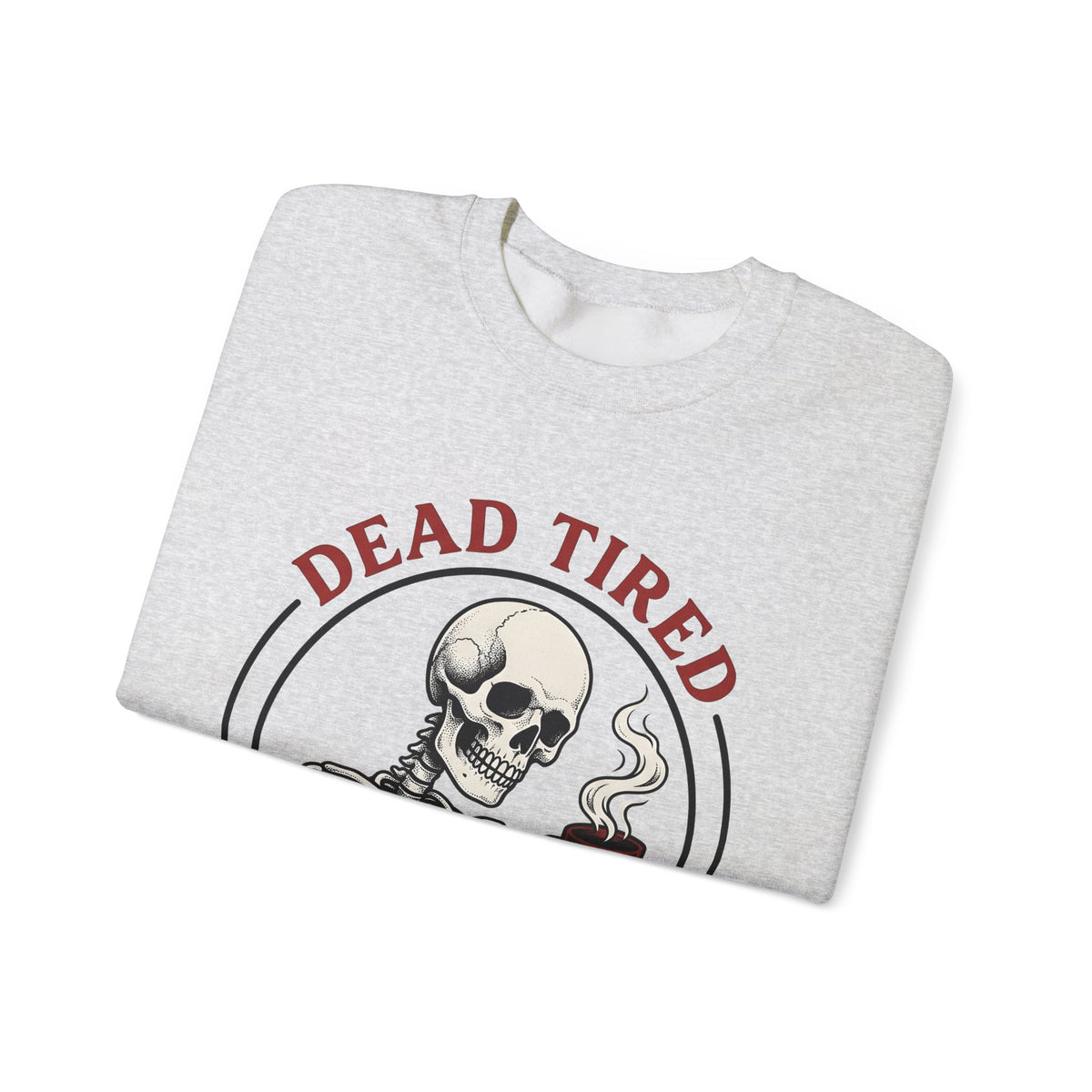 Skeleton Coffee Halloween Coffee Gift Tattoo Skull Coffee Horror Fan Traditional Caffeine Vintage Sweatshirt