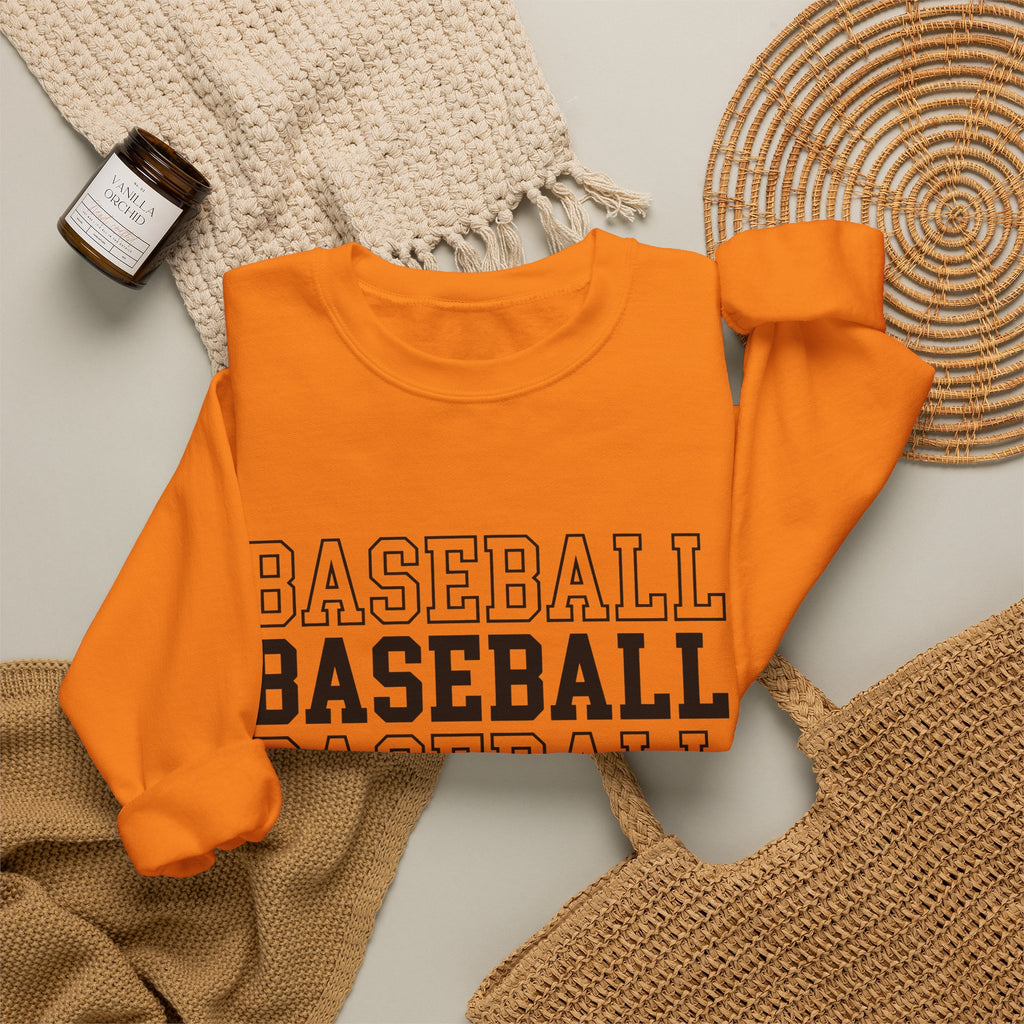 Baseball Ballplayer Sweatshirt Baseball Mom Recreation Gift Women Energetic Sweatshirt Baseball Player Sweatshirt Baseball Mom Fan Vibrant Sweatshirt Leisure