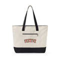 Vintage Lettering Christmas Seasonal Gift Rustic Typography Xmas Fan Holiday Seasonal Clean Tote Bag