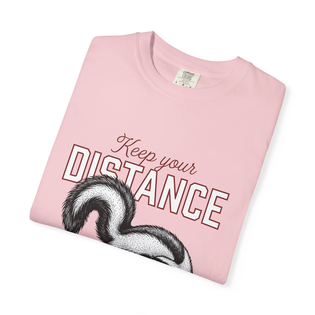 Skunk Illustration T-Shirt Animal Joke Gift Women Sketch T-Shirt Stink T-Shirt Animal Fan Drawing Graphic Retro Bushy Tail T-Shirt