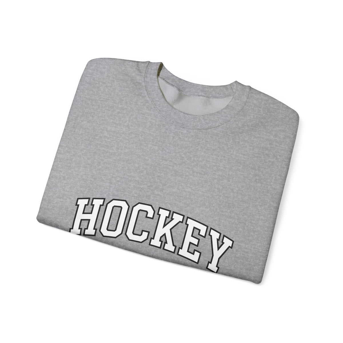 Varsity Lettering Sweatshirt Moms Puck Sport Gift Women Thick Sweatshirt Letterman Sweatshirt Mom Fan Bold Sweatshirt Hockey Graphic Classic Team Mom Sweatshirt