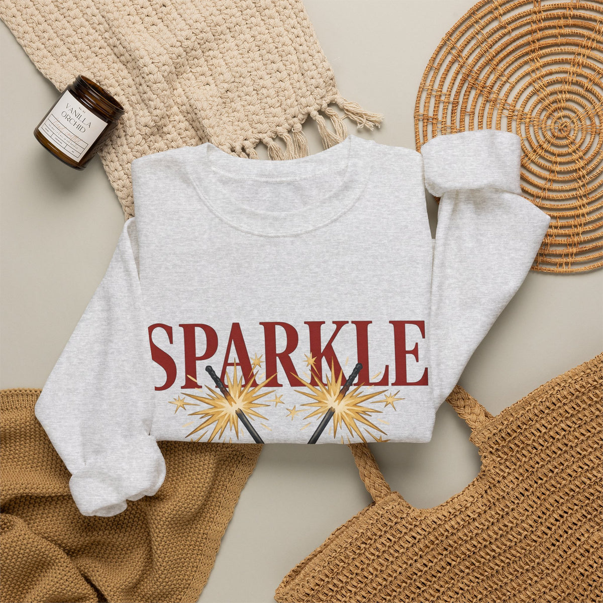 Sparkler Bow Sweatshirt 4th Of July America Gift Women Hand Painted Sweatshirt Sparkler Sweatshirt Independence Day Fan Painted Sweatshirt Patriotic Graphic
