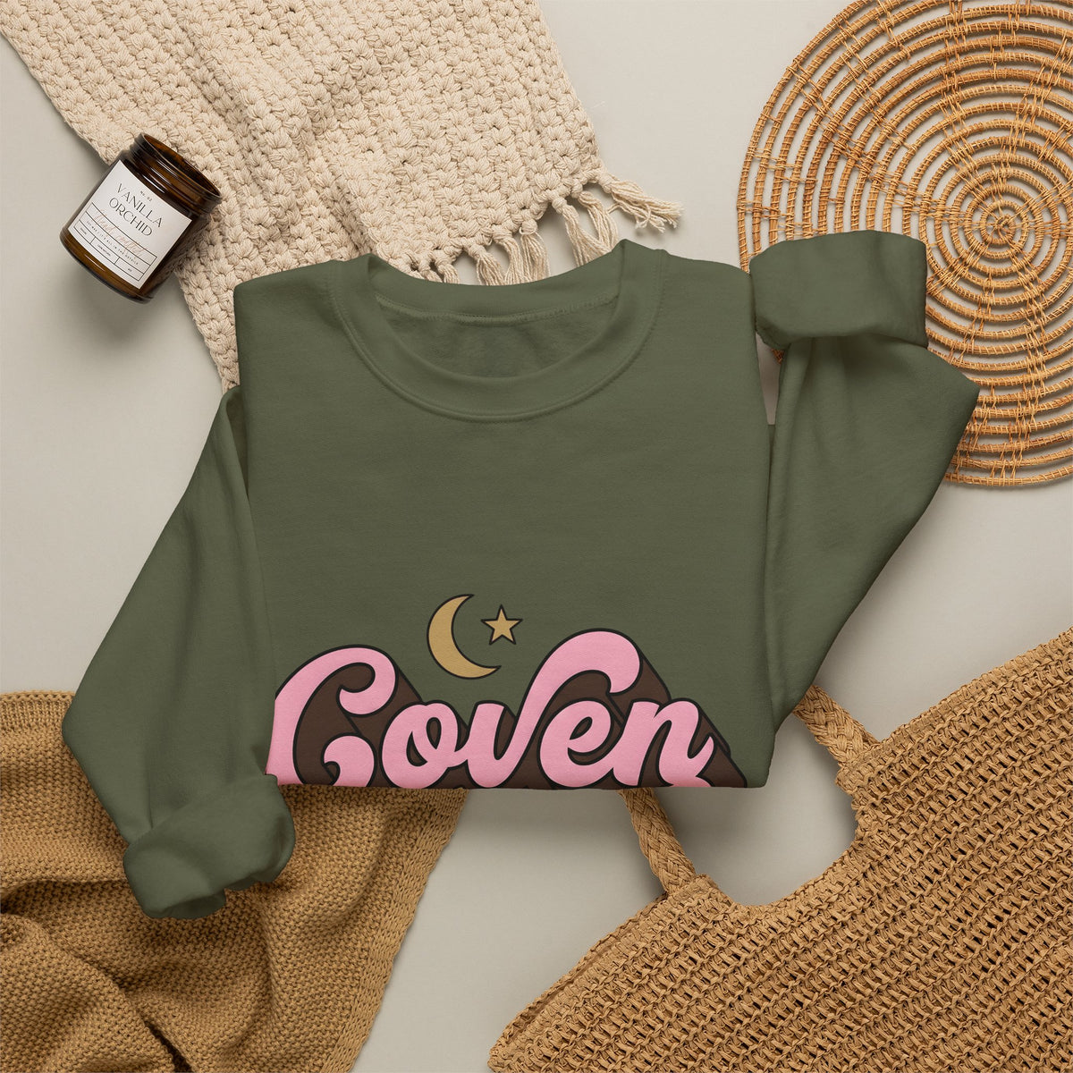 Enchantment Flask Art Sweatshirt Halloween Spellcraft Gift Women Chunky Sweatshirt Potion Bottle Sweatshirt Horror Fan Occult Graphic Sweatshirt Classic Moon