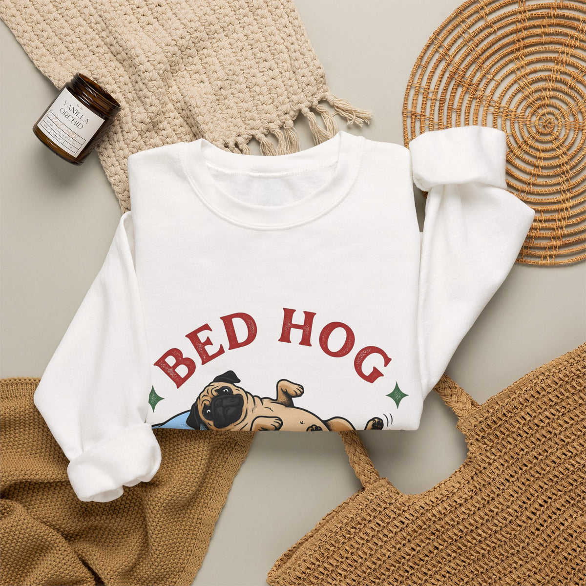 Pug Pet Sweatshirt Dog Funny Gift Women Classic Sweatshirt Puggle Sweatshirt Dog Fan Retro Sweatshirt Humor Graphic Line Art Plush Toy Sweatshirt