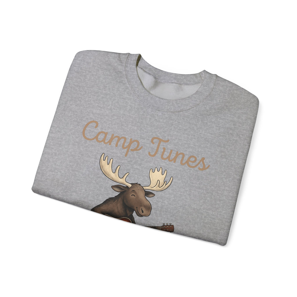 Moose Guitar Sweatshirt Camping Music Gift Women Cute Sweatshirt Guitar Sweatshirt Camper Fan Adorable Sweatshirt Music Graphic Hand Drawn Lantern Sweatshirt