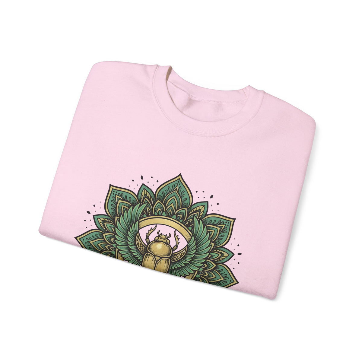 Scarab Mandala Sweatshirt Boho Chic Spiritual Gift Women Bohemian Sweatshirt Mandala Sweatshirt Hippie Enthusiast Tribal Sweatshirt Mystical Graphic Geometric