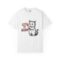 Cute Cat T-Shirt Cat Humor Gift Women Cartoon T-Shirt Kitten T-Shirt Feline Fan Cartoonish T-Shirt Funny Graphic Vintage Matchstick T-Shirt