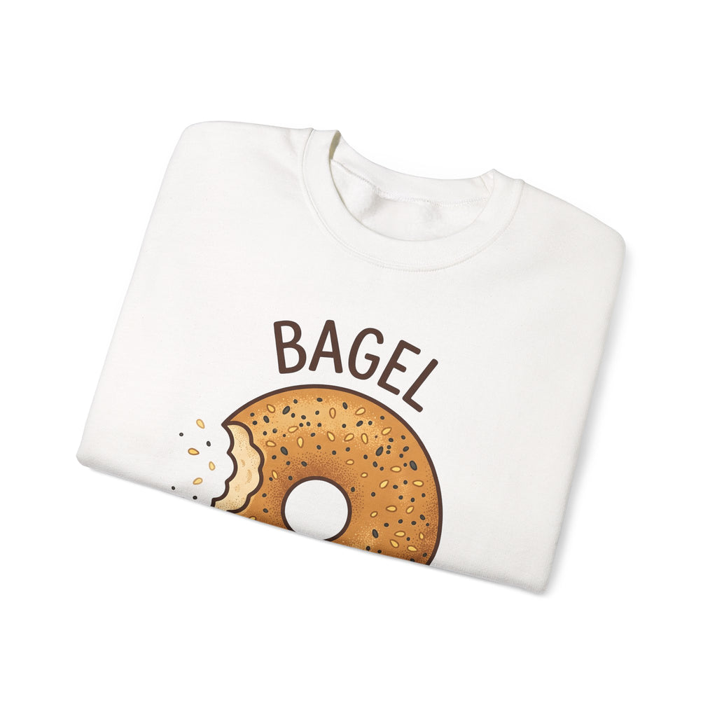 Bagel Desserts Morning Gift Doodle Bagel Pastry Fan Hand Drawn Breakfast Old School Sweatshirt