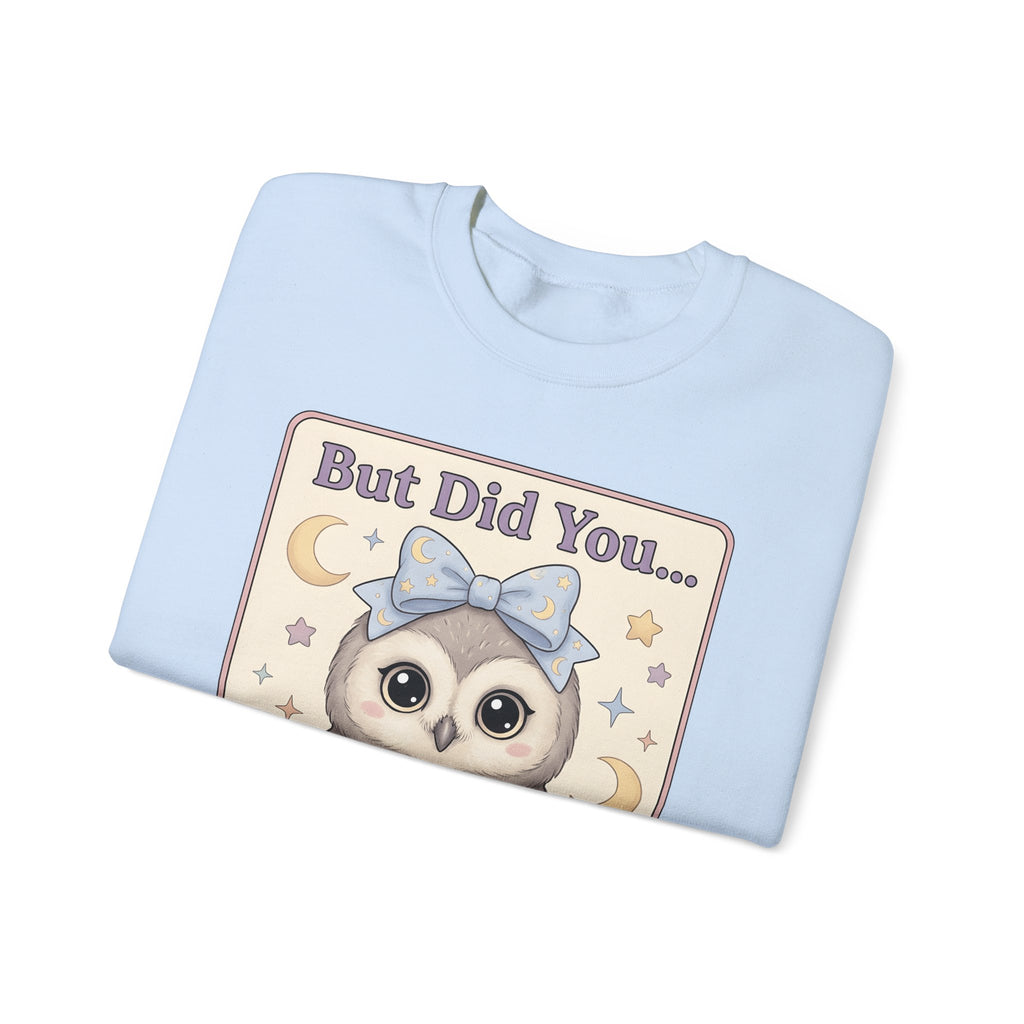 Owl Bow Sweatshirt Teachers School Gift Women Kawaii Sweatshirt Owl Sweatshirt Educator Enthusiast Cute Sweatshirt Classroom Graphic Pastel Laptop Sweatshirt