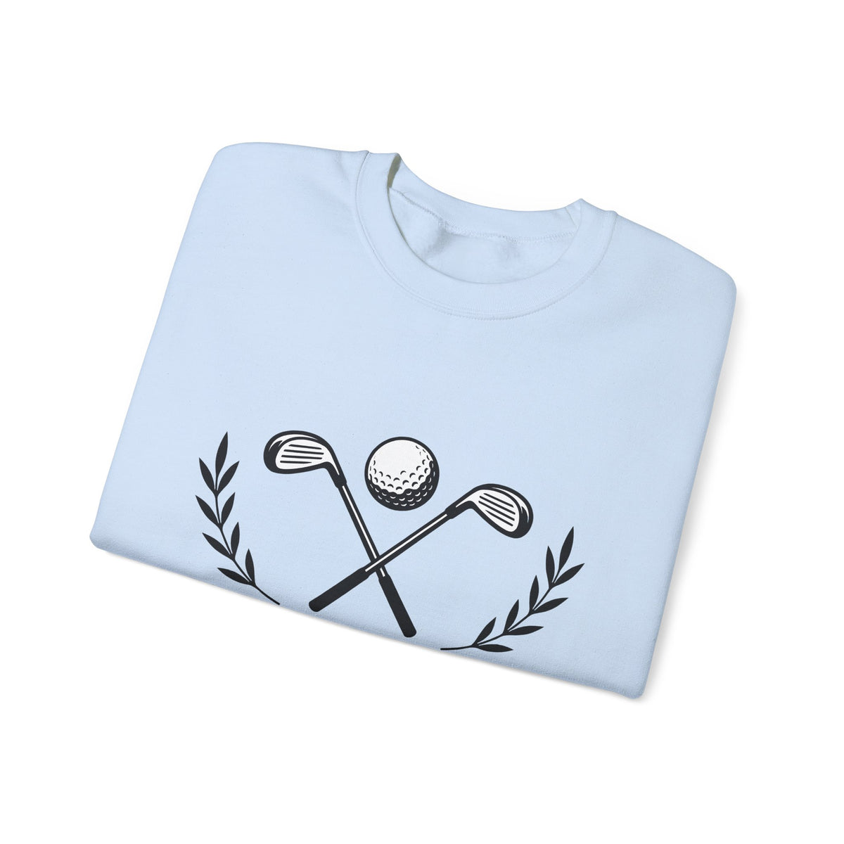 Golf Clubs Golf Camping Gift Simple Golfing Golfer Enthusiast Minimalist Outdoor Retro Golf Ball Sweatshirt