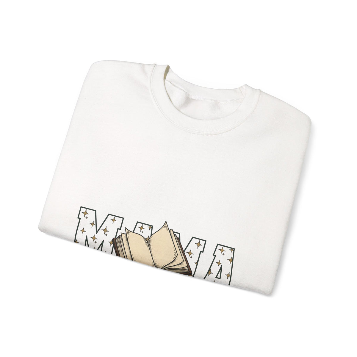Open Book Sweatshirt Mom Novels Gift Women Cartoon Sweatshirt Booklet Sweatshirt Mother Fan Illustrated Sweatshirt Book Graphic Line Art Stars Sweatshirt