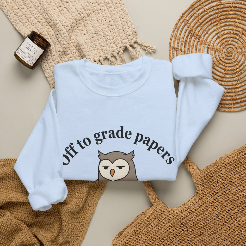 Owl Notebooks Sweatshirt Teachers Education Gift Women Doodle Sweatshirt Journal Sweatshirt Educator Enthusiast Sketch Sweatshirt Learning Graphic Clean Heap
