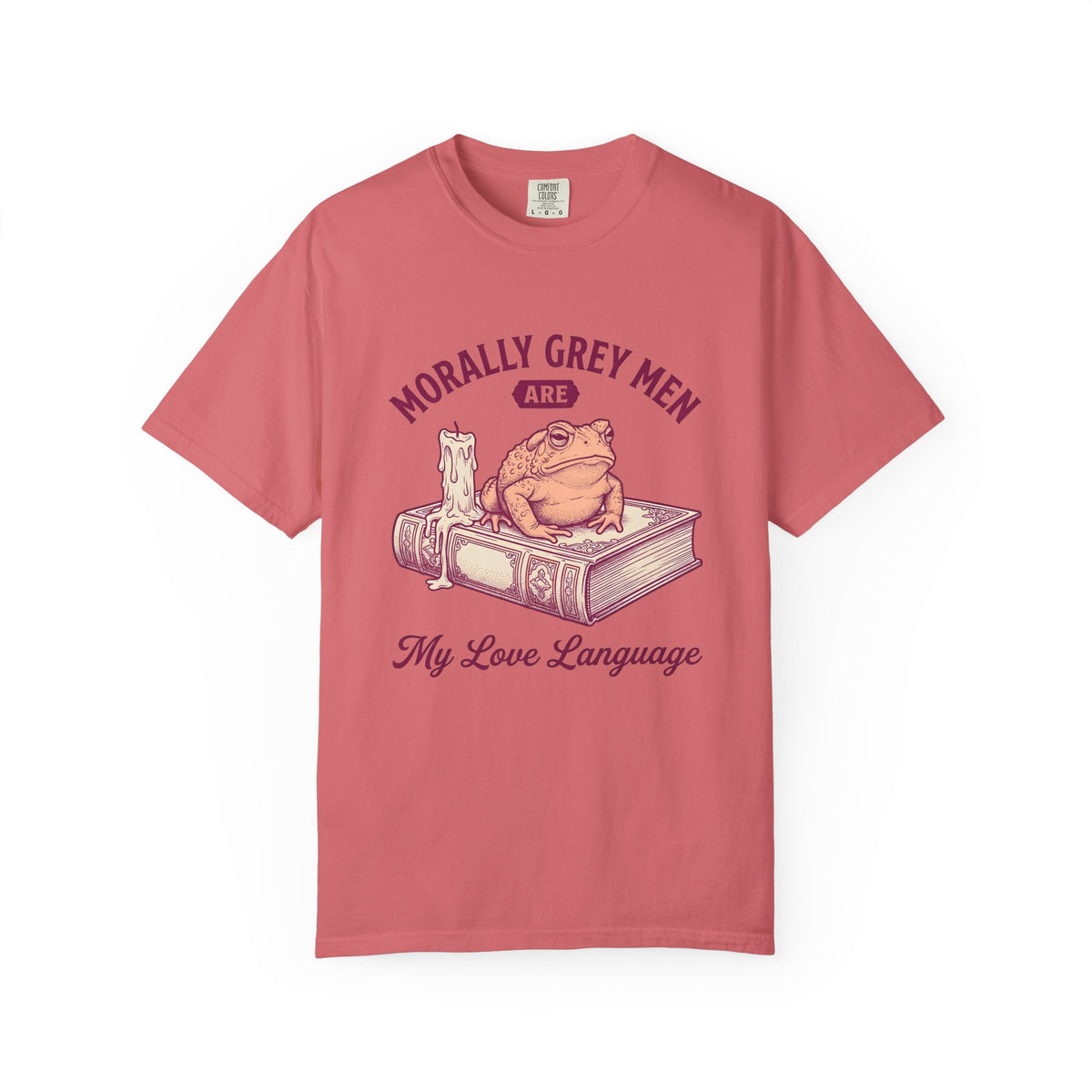 Amphibian Diary T-Shirt Toad Myth Gift Women Rustic T-Shirt Frog T-Shirt Toad Fan Primitive T-Shirt Legend Graphic Outline Flame T-Shirt